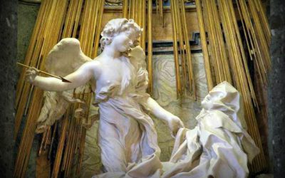 “Intorno al GIUBILEO del 1650”: “Voli d’Amore” e Rappresentazioni Celesti nel “Bel Composto” di Gian Lorenzo Bernini “l’Estasi di SANTA TERESA” a Santa Maria della Vittoria e la “SCENA TOTALE” in Sant’Andrea al Quirinale