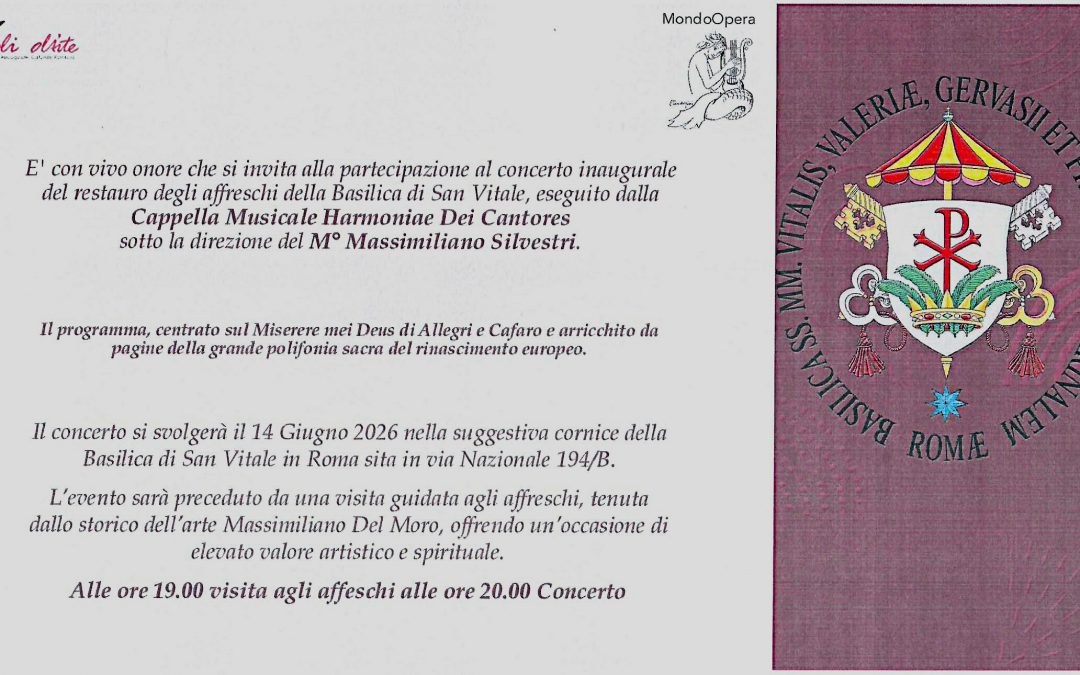Gli Affreschi restaurati della Basilica di SAN VITALE